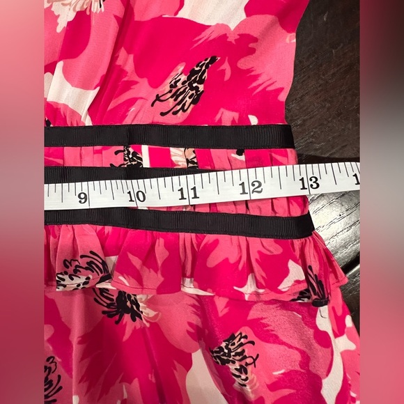 The Kooples Summer Party Silk Fit and Flare Dress Side Zipper Lined NWT size 4 - Picture 10 of 15